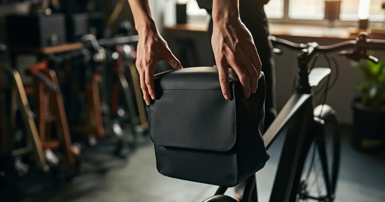 Sans crochets dans le dos, une sacoche vélo devient enfin portable à pied