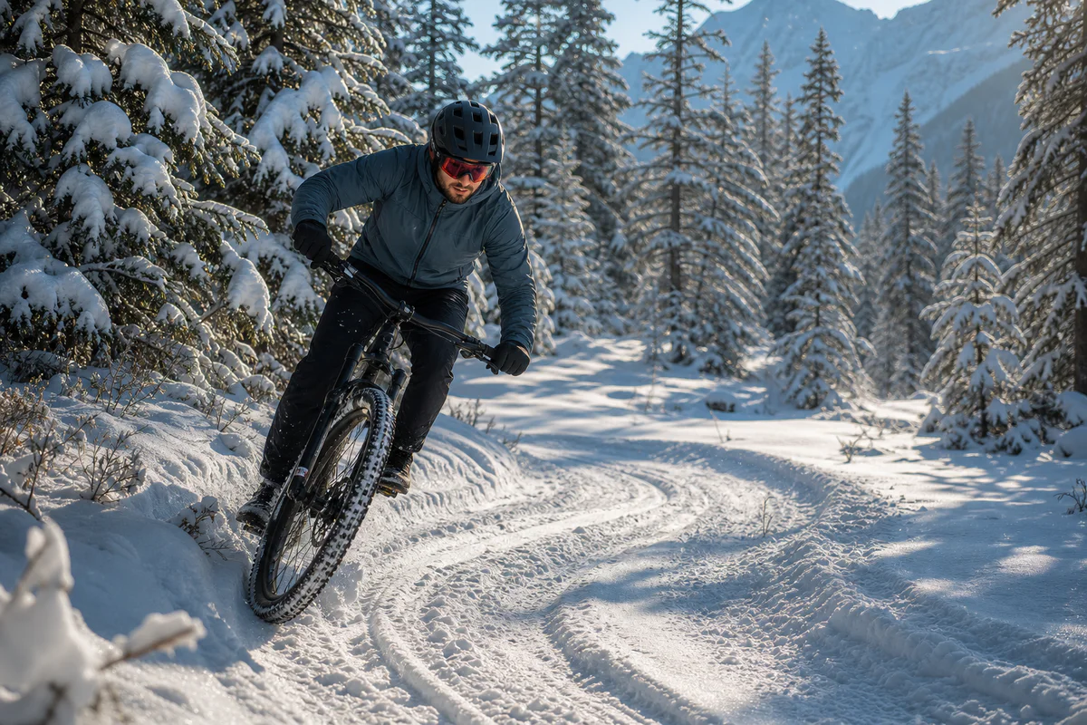 VTT dans la neige : peut-on vraiment rouler sans finir à pied ?